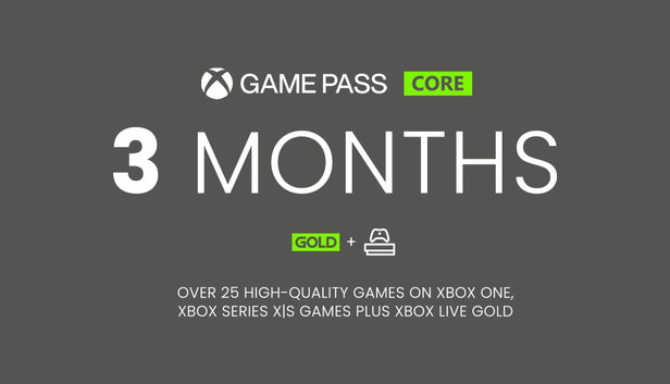 Xbox Game Pass Core 3 Month - Europe